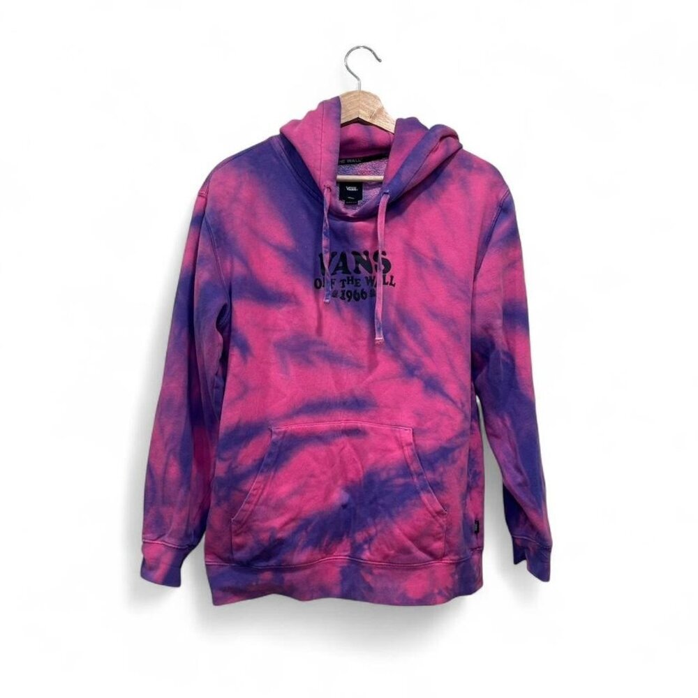 Vans Purple Pink Tie Dye Crewneck Sweatshirt Size Medium